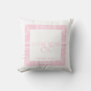 Ethnic Boho-chic Personalisiert Wedding Pillow 1 Kissen