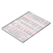 Ethnic Boho-chic Quinceañera Gästebuch Notizblock (Linke Seite)