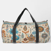 Ethnic Boho Elements Duffle Bag (Rückseite)