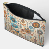 Ethnic Boho Elements Zippered Pouch Zubehörtasche (Offen)