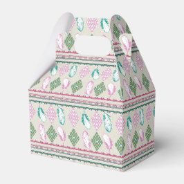 Ethnic Boho Feathers Geschenkschachtel