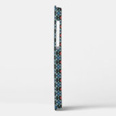 Ethnic Boho: Geometrische Pixel Print Case-Mate iPhone Hülle (Rückseite / Links)