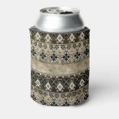 Ethnic Boho Grunge: farbenfrohe Muster Dosenkühler (Kanne Rückseite)