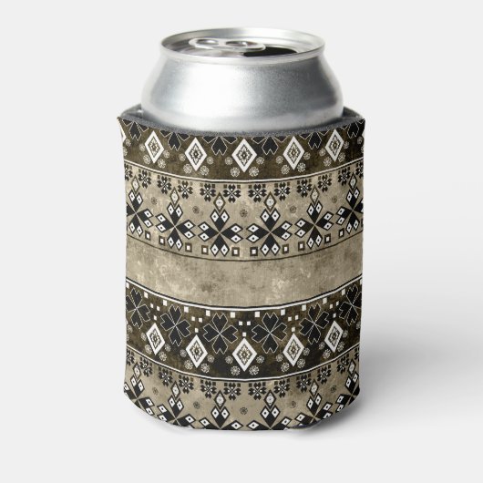 Ethnic Boho Grunge: farbenfrohe Muster Dosenkühler (Kanne Rückseite)
