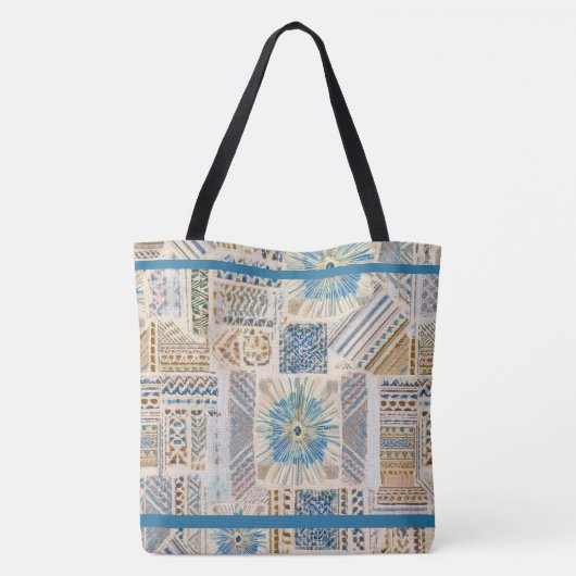 Ethnic Boho Patchwork-Tasche Tasche (Rückseite)
