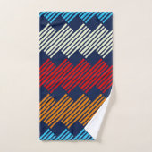 Ethnic Boho Pattern Lace Stickerei auf Stoff Badhandtuch Set (Handtuch)