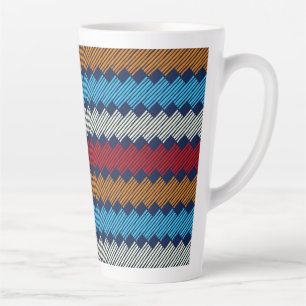 Ethnic Boho Pattern Lace Stickerei auf Stoff Milchtasse