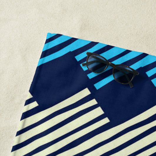 Ethnic Boho Pattern Lace Stickerei auf Stoff Strandtuch (Beispiel)