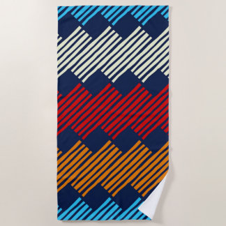 Ethnic Boho Pattern Lace Stickerei auf Stoff Strandtuch