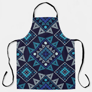 Ethnic Boho Stickerei Seamless Muster Schürze