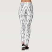 Ethnic Boho: Trendy Hand Gezeichnet Nahtlos. Leggings (Rückseite)