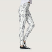 Ethnic Boho: Trendy Hand Gezeichnet Nahtlos. Leggings (Rechts)