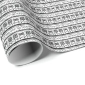 Ethnic Boho Tribal Art Print Geschenkpapier (Rolleneckpunkt)