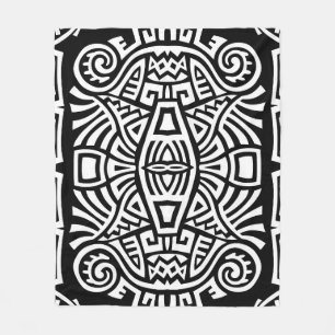 Ethnic Boho: Vintag Trendy Fleecedecke