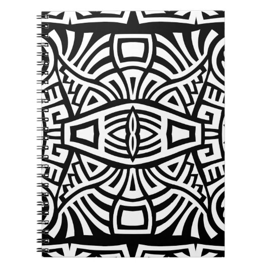 Ethnic Boho: Vintag Trendy Notizblock (Vorderseite)