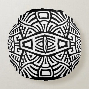 Ethnic Boho: Vintag Trendy Rundes Kissen
