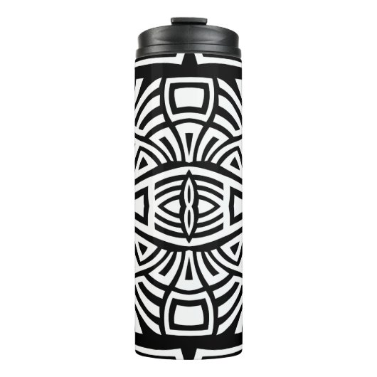 Ethnic Boho: Vintag Trendy Thermosbecher (Vorderseite)