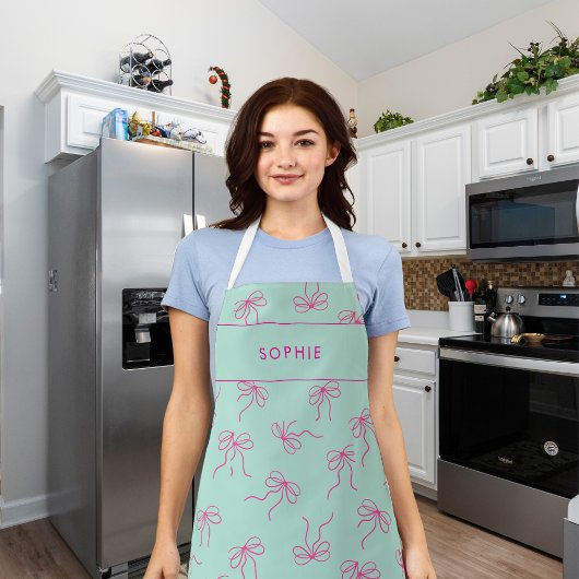 Ethnic Bows and Coquette Christmas Inspired Trendy Schürze