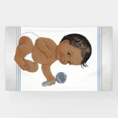 Ethnic Boy Baby Shower Banner (Horizontal)