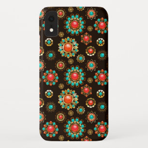 Ethnic Brooches Nahtloses Muster Case-Mate iPhone Hülle