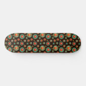 Ethnic Brooches Nahtloses Muster Skateboard (Horizontal)