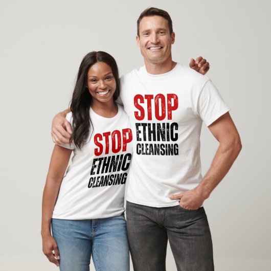 Ethnic Cleansing stoppen | Bekämpfung von Völkermo T-Shirt (Unisex)