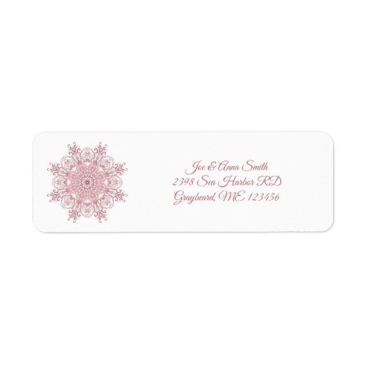 Ethnic Coral floral Mandala (Vorne)