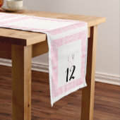 Ethnic Design Personalisiert Wedding Table Runner  Großer Tischläufer (Beispiel)
