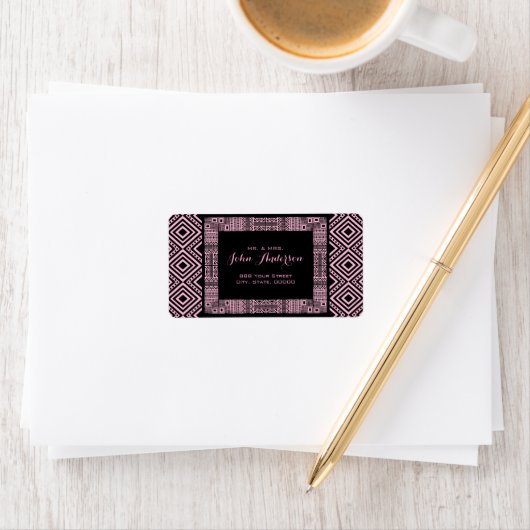 Ethnic Design Return Address Labels #3 Adressaufkleber (Insitu)
