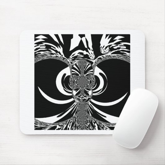 Ethnic Design Urban einzigartig klassisch Schwarz- Mousepad (Mit Mouse)