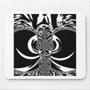 Ethnic Design Urban einzigartig klassisch Schwarz- Mousepad