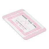 Ethnic Design Wedding Save the Date Magnet 1 (Rechte Seite)