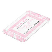 Ethnic Design Wedding Save the Date Magnet 1 (Linke Seite)