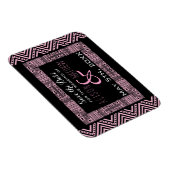 Ethnic Design Wedding Save the Date Magnet 3 (Rechte Seite)