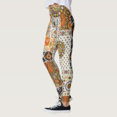 Ethnic Digital Abstrakt: Nahtloses Muster Leggings (Links)
