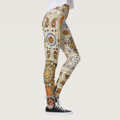 Ethnic Digital Abstrakt: Nahtloses Muster Leggings (Rechts)