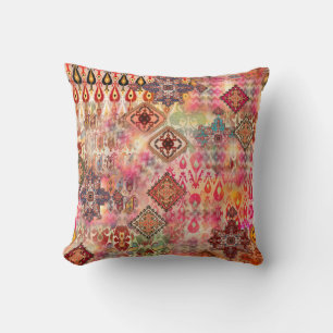 Ethnic Digital Abstrakt Seamless Muster Kissen
