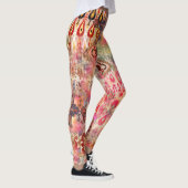 Ethnic Digital Abstrakt Seamless Muster Leggings (Rechts)