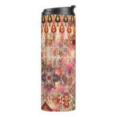 Ethnic Digital Abstrakt Seamless Muster Thermosbecher (Nach links gedreht)