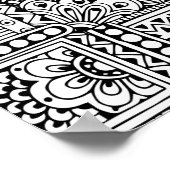 Ethnic Doodle 2 Poster (Ecke)