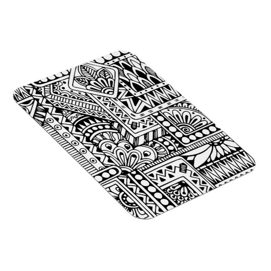 Ethnic Doodle Magnet (Rechte Seite)