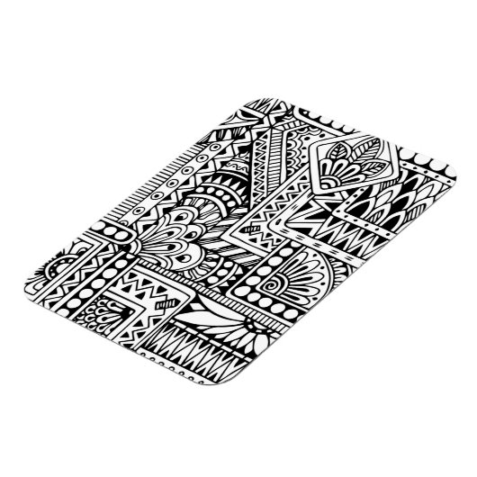 Ethnic Doodle Magnet (Linke Seite)