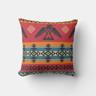 Ethnic Eagles Tribal Vintages Muster Kissen