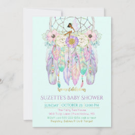 Ethnic Fairy Dream Catcher Boho jedes Farbpapier Einladung