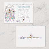 Ethnic Fairy Dream Catcher Showbuchanfrage Begleitkarte (Vorne/Hinten)