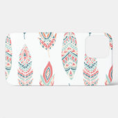Ethnic Feathers Hand Drawn Illustration Case-Mate iPhone Hülle (Rückseite (Horizontal))