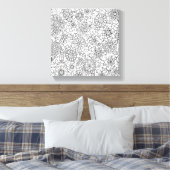 Ethnic Floral Doodle 6 Leinwanddruck (Insitu (Schlafzimmer))
