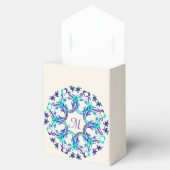 Ethnic Floral Mandala Monogram Geschenkschachtel (Geöffnet)