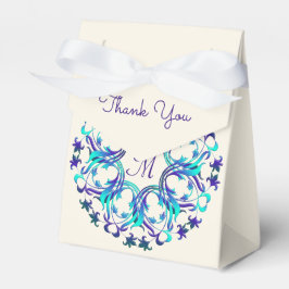 Ethnic Floral Mandala Monogram Geschenkschachtel