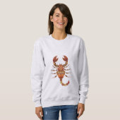 Ethnic Floral Scorpion Sweatshirt (Vorne ganz)